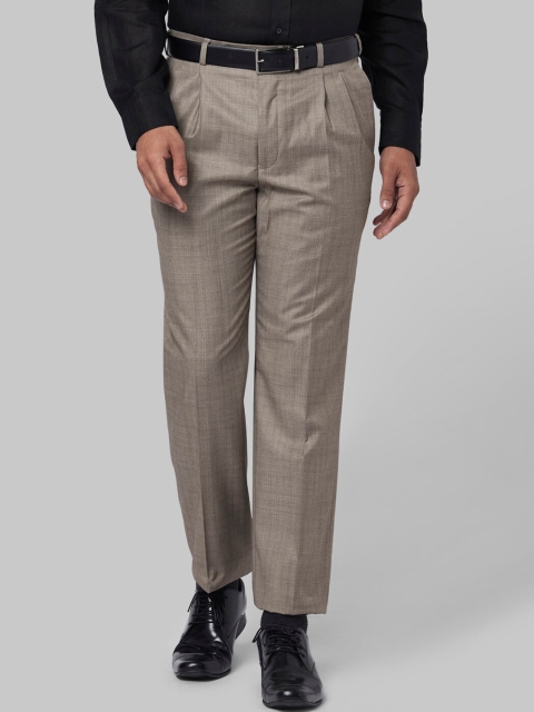 

Park Avenue Men Beige Formal Trousers