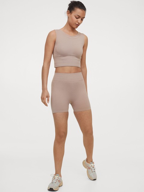 

H&M Women Nude Coloured Seamless Hotpants