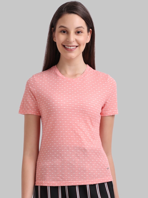 

Parx Pink & White Regular Top