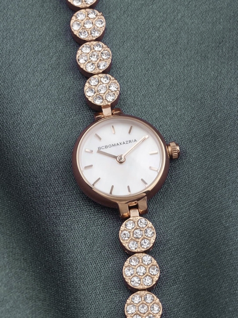 

BCBG Women White Analogue Watch