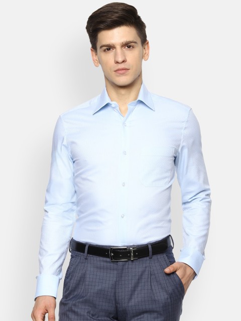 

Louis Philippe Men Blue Formal Shirt