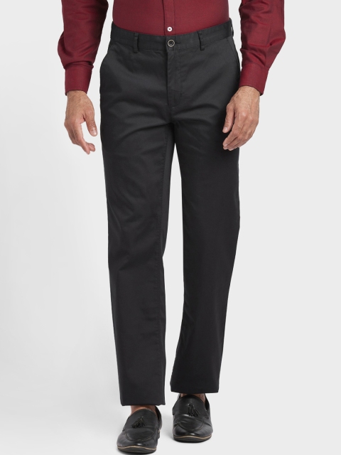 

ColorPlus Men Grey Tapered Fit Formal Trousers