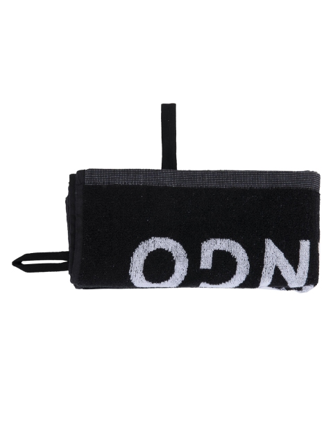 

Artengo By Decathlon Single Black & White Brand Logo Printed Tennis Towel