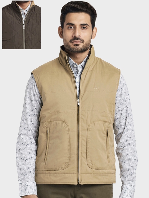 

ColorPlus Men Khaki Reversible Tailored Jacket