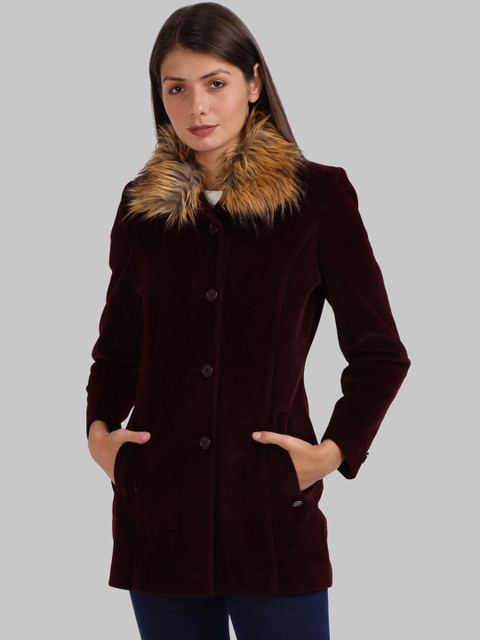 

Parx Women Maroon Longline Parka Jacket