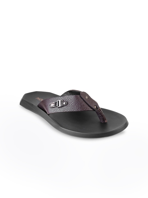 

Mochi Men Brown Leather Thong Flip-Flops