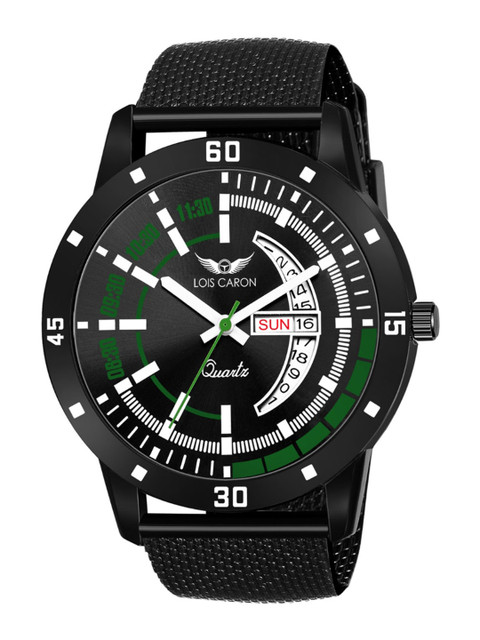 

LOIS CARON Men Black Analogue Watch MLC-8230