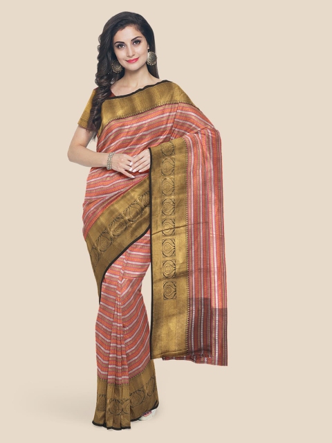 

KLM Fashion Mall Multicoloured Silk Blend Saree, Multi