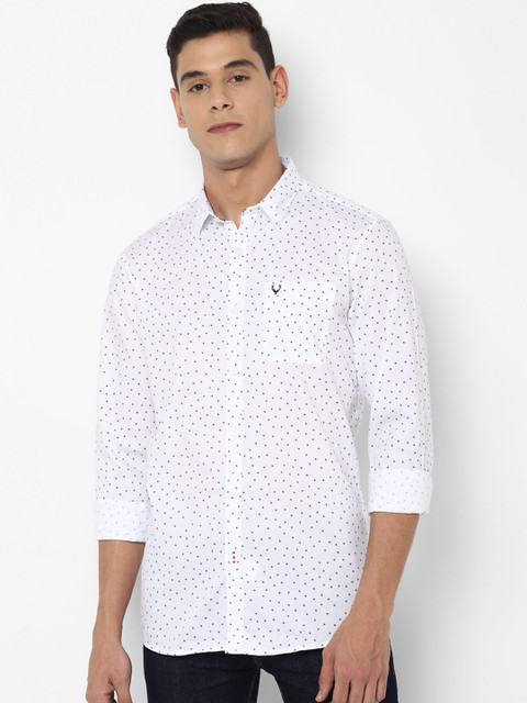 

Allen Solly Sport Men White Regular Fit Printed Casual Shirt
