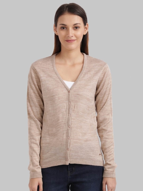 

Parx Women Beige Solid Cardigan Sweater