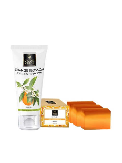 

Good Vibes Orange Blast Body Care Combo Kit, White