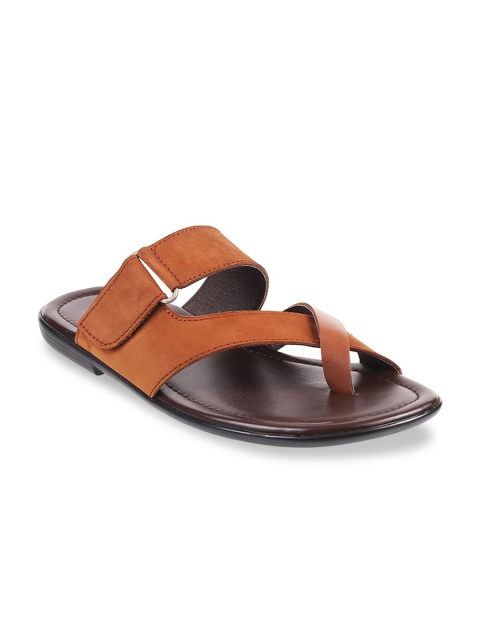

Mochi Men Tan & Black Comfort Sandals