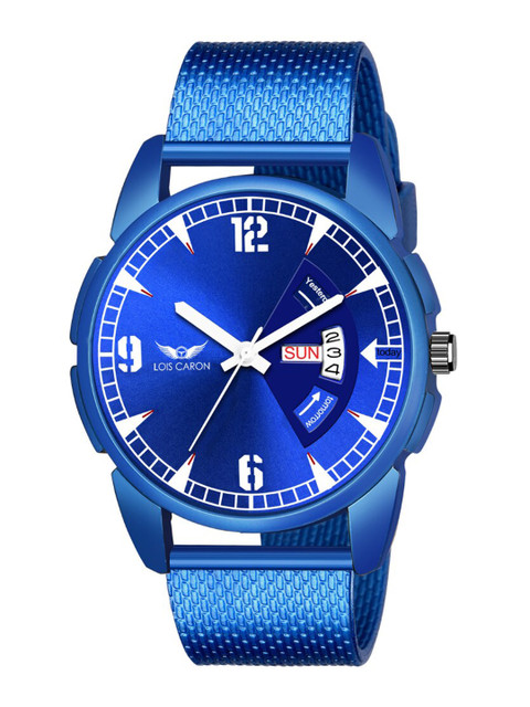 

LOIS CARON Men Blue Dial & Straps Analogue Watch - MLC-8219