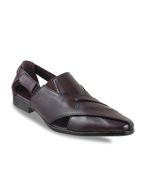 

Mochi Men Maroon Shoe-Style Sandals