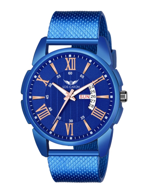 

LOIS CARON Men Blue Analogue Watch MLC-8220