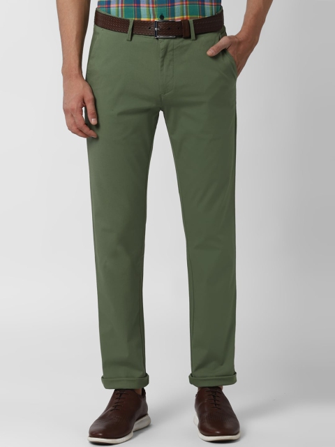 

Peter England Casuals Men Olive Slim Fit Chinos Trousers