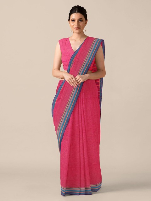 

Taneira Pink Bengal Pure Cotton Saree