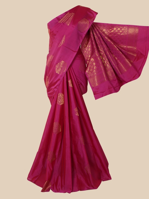 

Pothys Pink Ethnic Motifs Zari Silk Cotton Saree