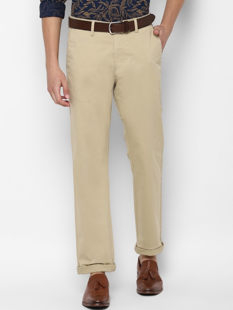 

Allen Solly Men Khaki Formal Trousers