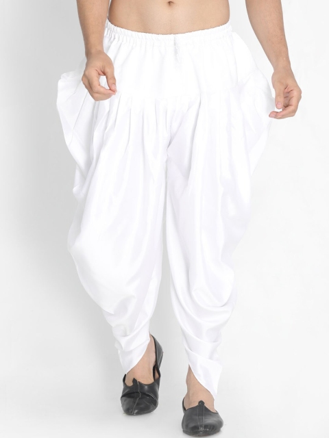

VASTRAMAY Men White Solid Dhoti