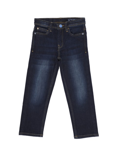 

Allen Solly Junior Boys Navy Blue Skinny Fit Light Fade Jeans