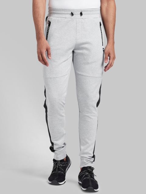 

Parx Men Grey & Black Striped Track Pants