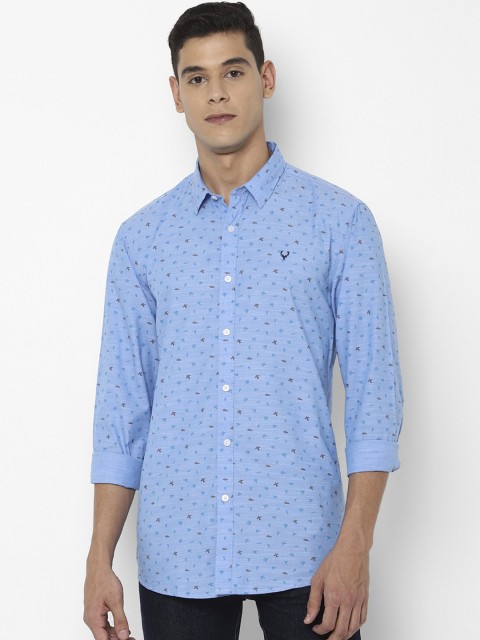 

Allen Solly Sport Men Blue Printed Casual Shirt