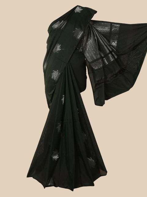 

Pothys Green Ethnic Motifs Zari Silk Cotton Saree