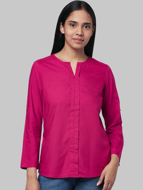 

Park Avenue Woman Magenta Regular Top