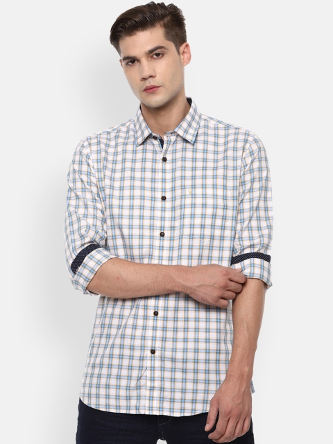 

Van Heusen Sport Men Grey Slim Fit Checked Casual Shirt