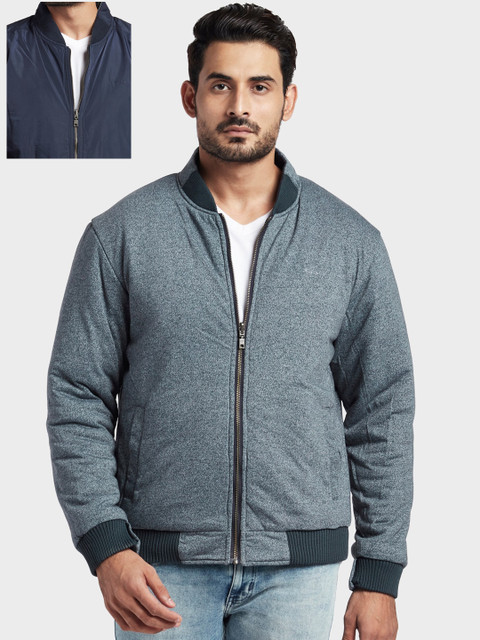 

ColorPlus Men Blue Reversible Bomber Jacket