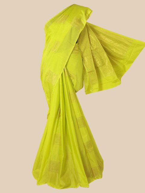 

Pothys Green Woven Design Silk Cotton Saree