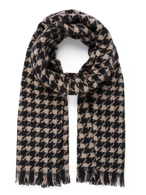

Forever New Women Black & Beige Checked Scarf