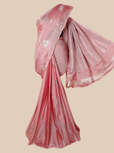 

Pothys Pink Woven Design Silk Cotton Saree