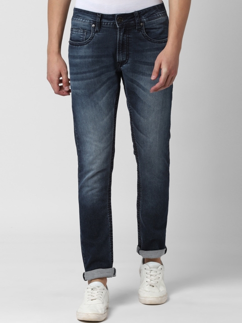

Peter England Casuals Men Navy Blue Skinny Fit Heavy Fade Stretchable Jeans