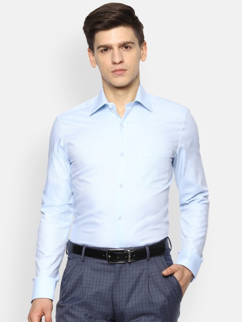 

Louis Philippe Men Blue Formal Shirt