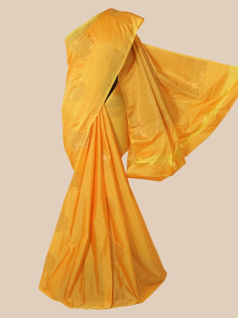 

Pothys Yellow Silk Cotton Saree