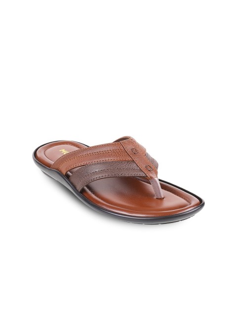 

Mochi Men Brown Ethnic Leather Comfort Sandals