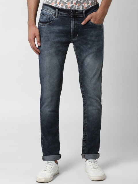 

Peter England Casuals Men Navy Blue Skinny Fit Heavy Fade Stretchable Jeans