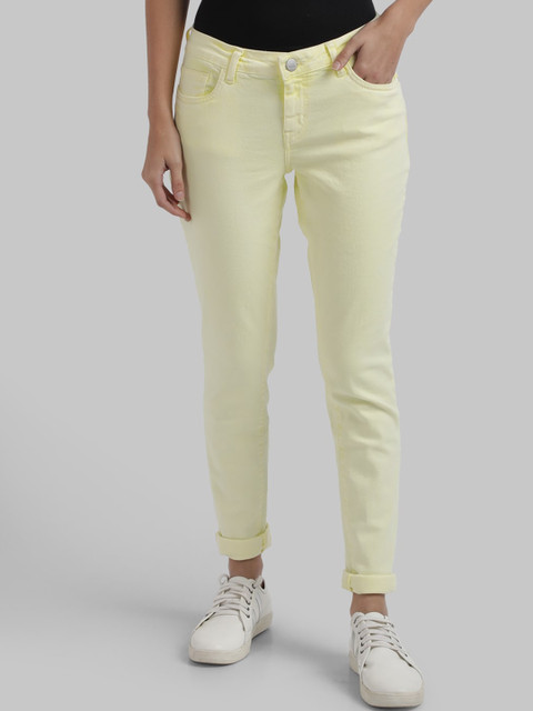 

Parx Women Yellow Skinny Fit Jeans