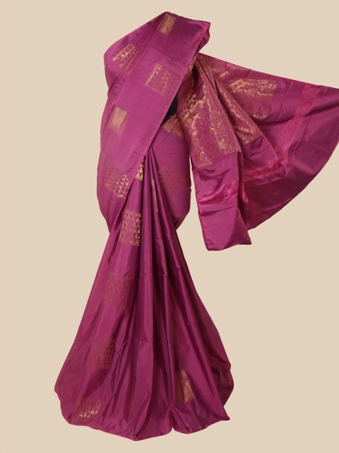 

Pothys Magenta Zari Silk Cotton Saree