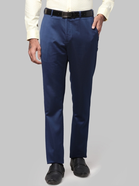 

Next Look Men Blue Formal Trousers