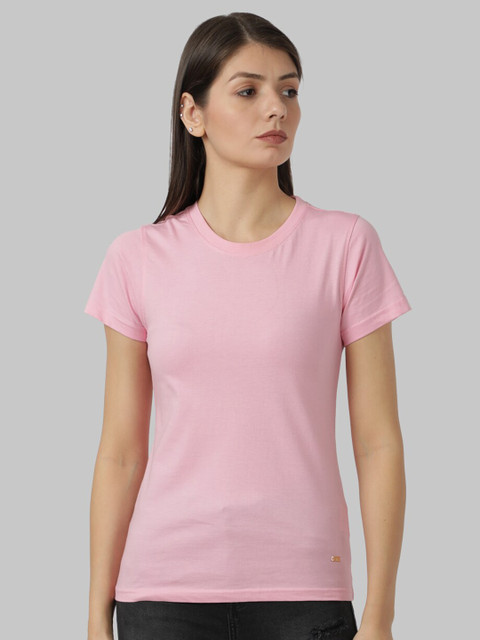 

Park Avenue Woman Women Pink Solid T-shirt