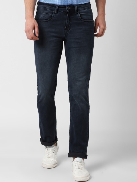 

Peter England Casuals Men Navy Blue Slim Fit Light Fade Jeans
