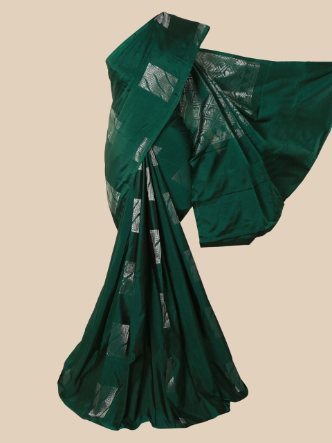 

Pothys Green Ethnic Motifs Zari Silk Cotton Saree