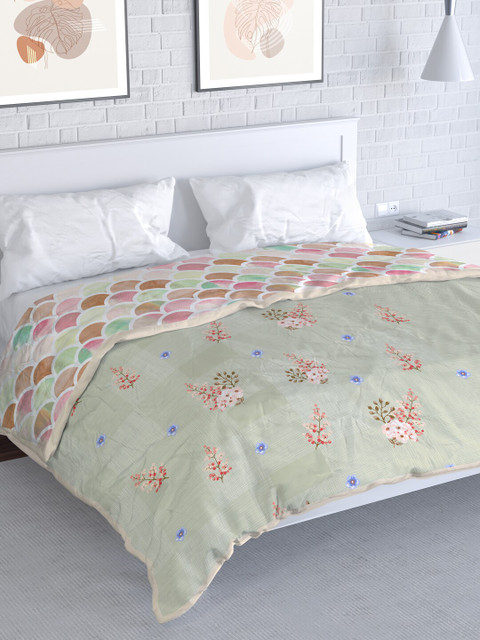 

MAYFAIR HOMES LONDON Multi Floral Mild Winter 210 GSM Double Bed Dohar