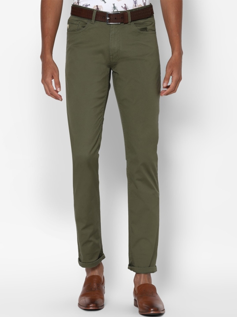 

Allen Solly Sport Men Olive Slim Fit Regular Trousers