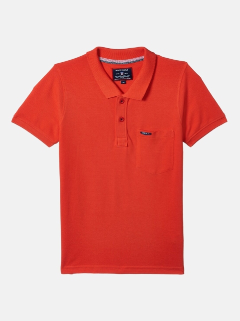 

Monte Carlo Boys Orange Polo Collar T-shirt