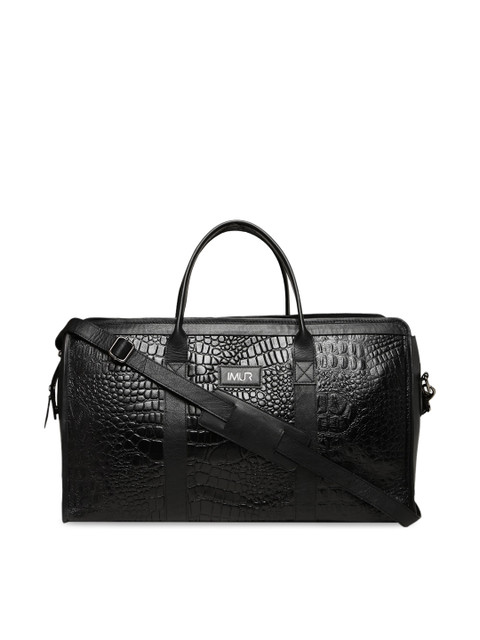 

IMUR Black Textured Travel Bags