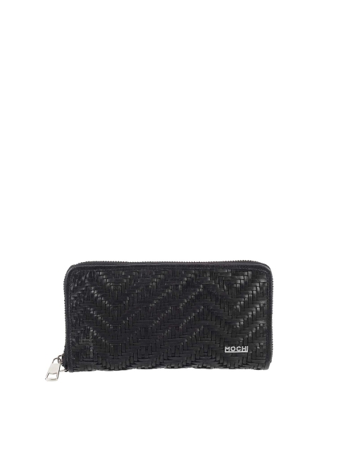 

Mochi Black Textured Purse Clutch